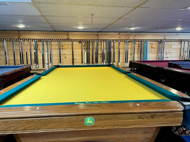 (SOLD) Used 8' C.L. Bailey Custom John Deere Pool Table
