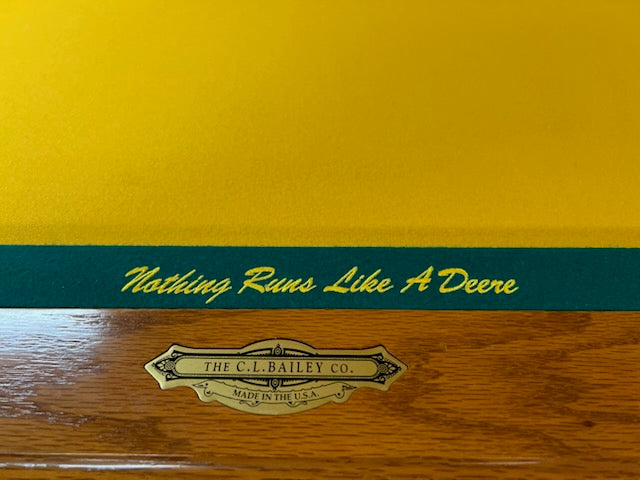 (SOLD) Used 8' C.L. Bailey Custom John Deere Pool Table