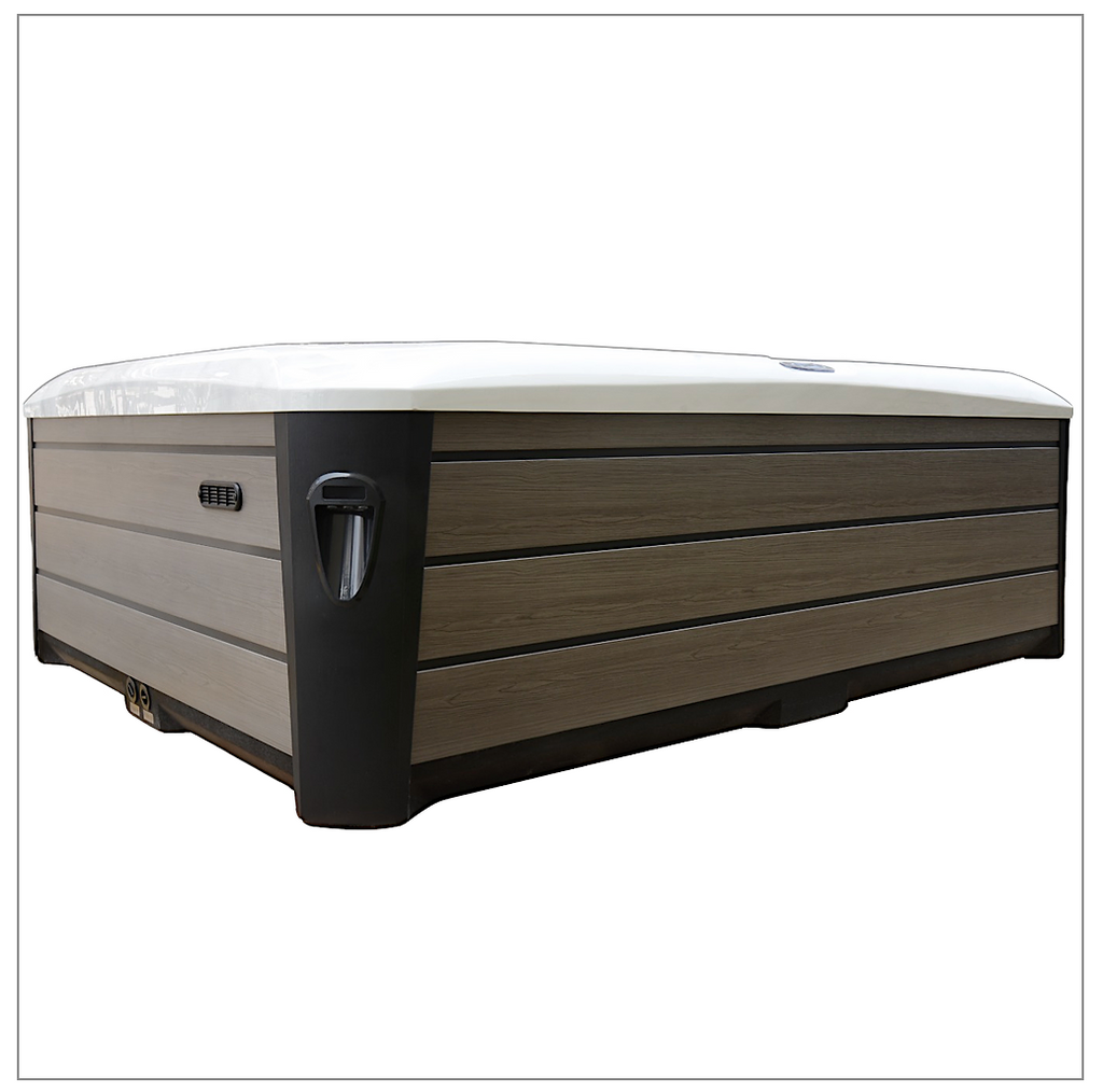 Walnut stained cabinet finish