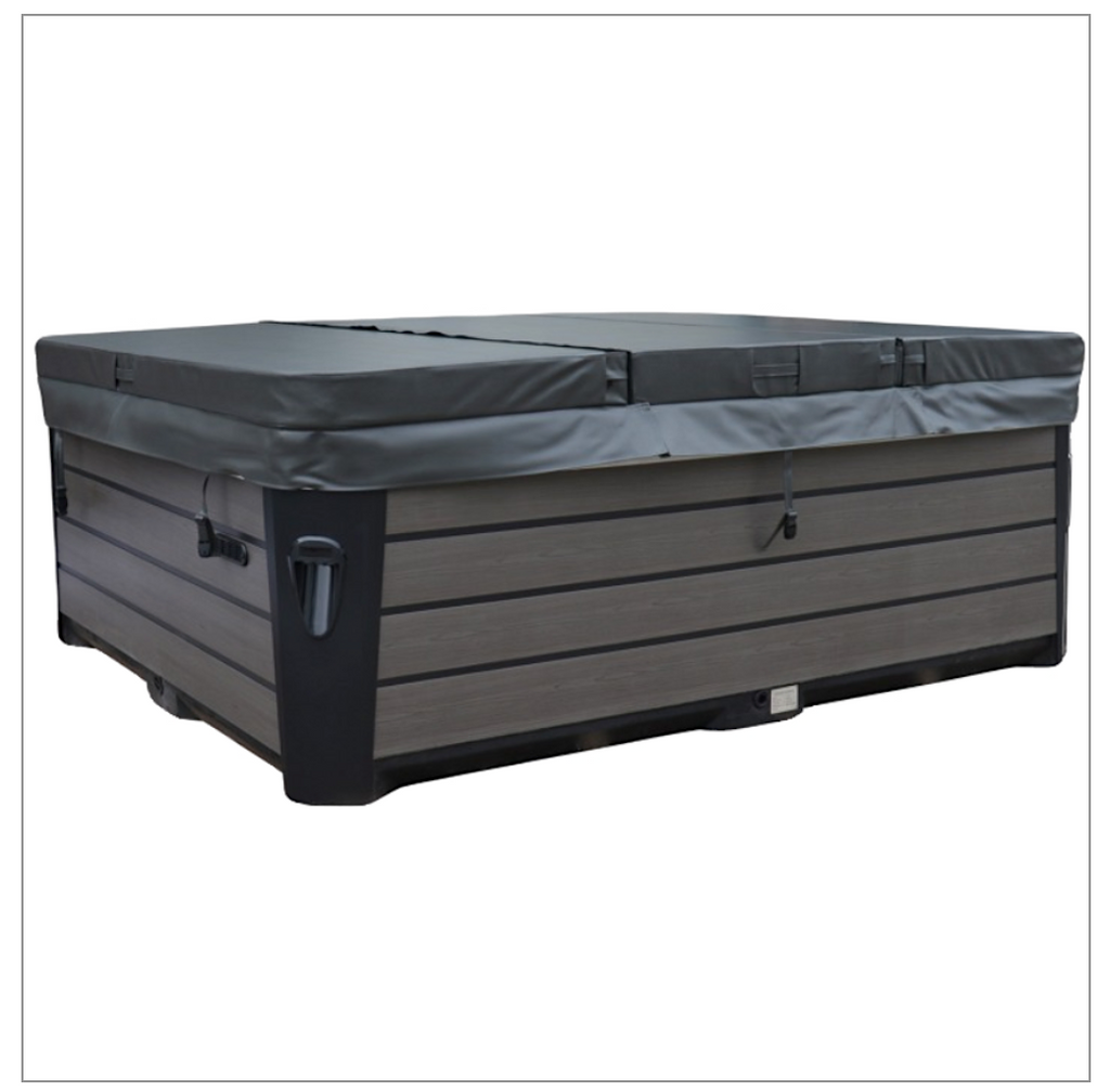 Driftwood stained cabinet finish