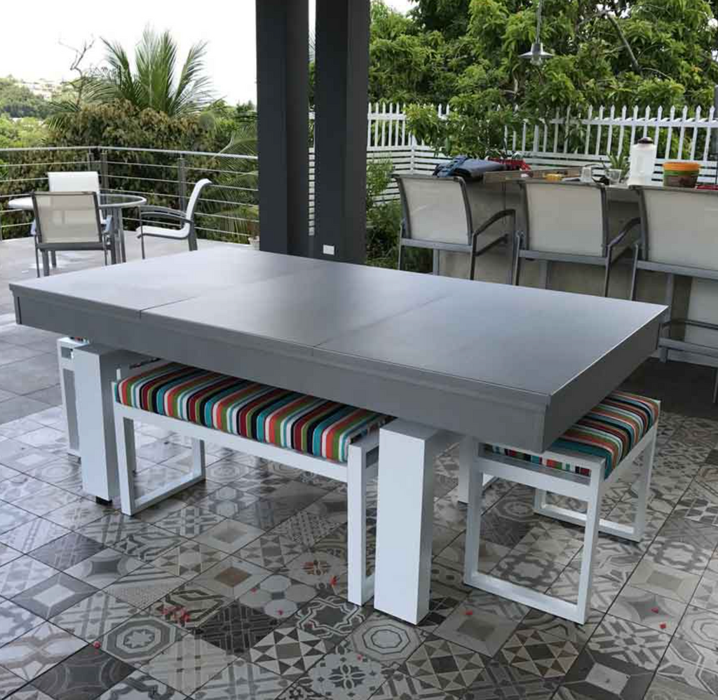 R&R Outdoor Powder Coated Dining Top