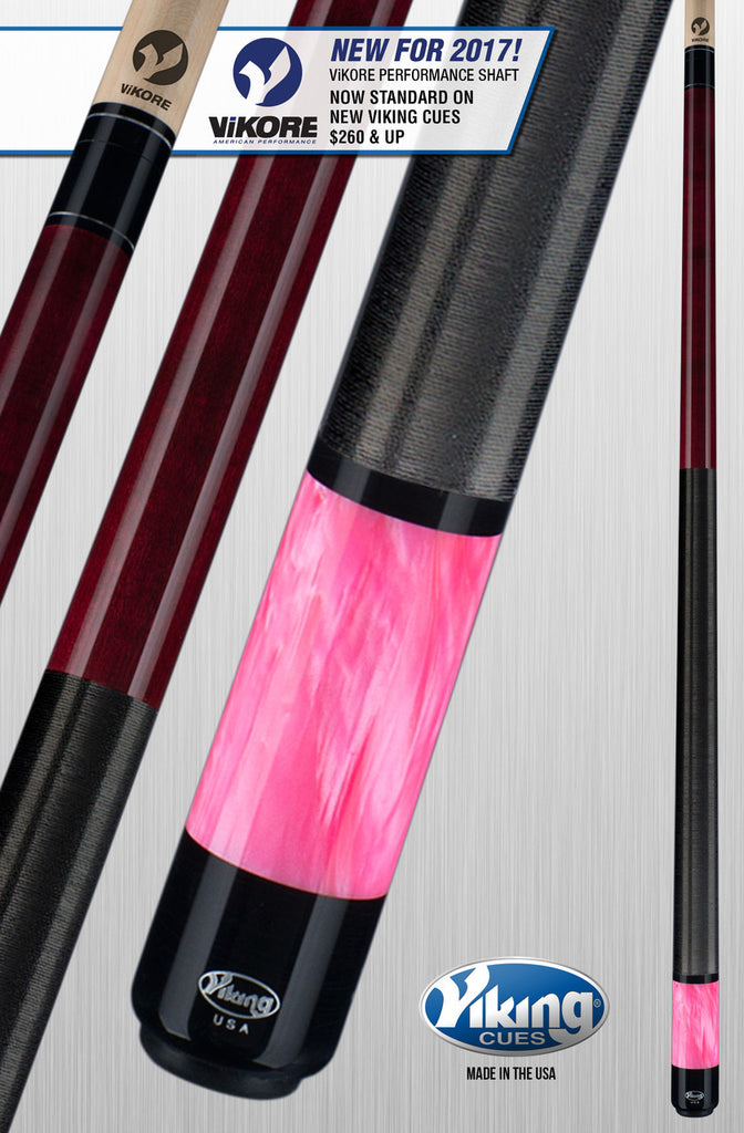 Viking A283 58 in. Billiards Pool Cue Stick + Free Soft Case Included