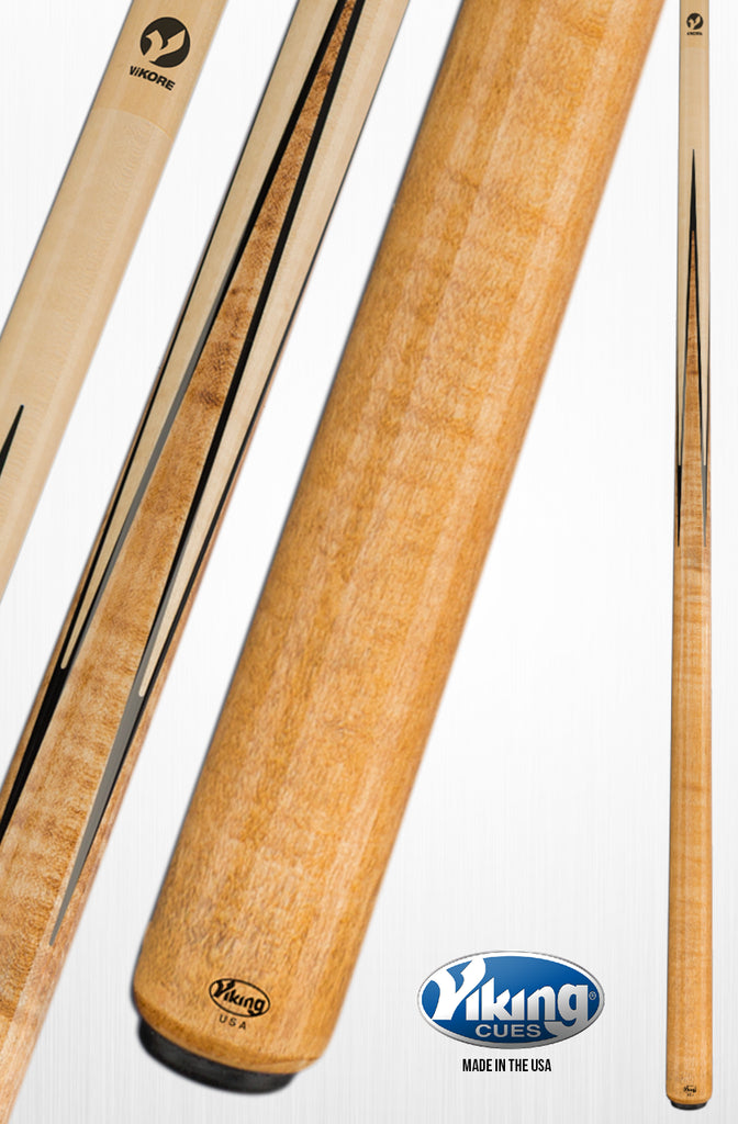 Viking A351 58 in. Billiards Pool Cue Stick + Free Soft Case Included