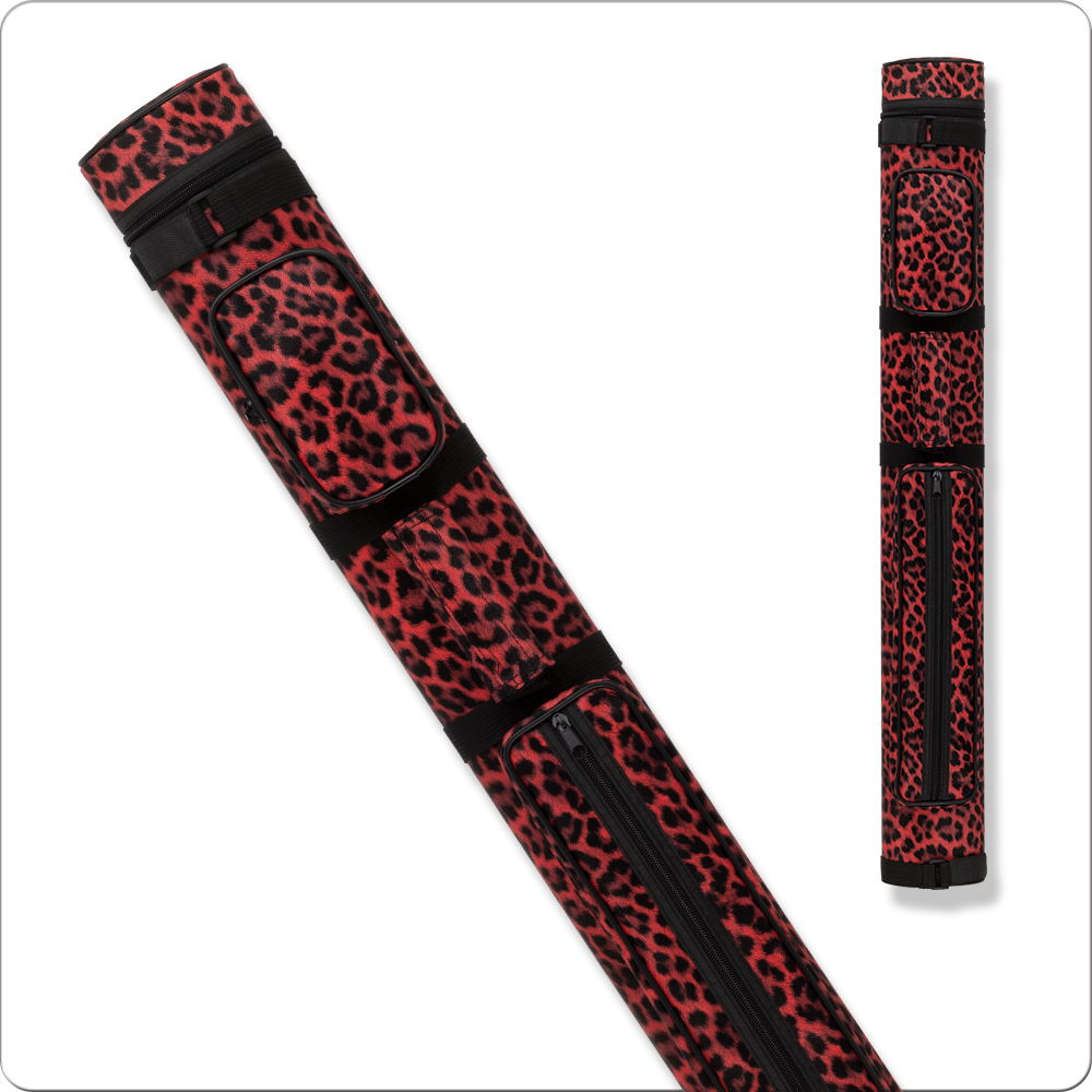 Action Cheetah Print ACPS22 2x2 Hard Case-Red