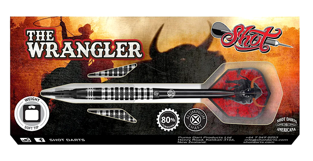 AWSF-18 Shot! Americana The Wrangler Soft Tip Dart Set