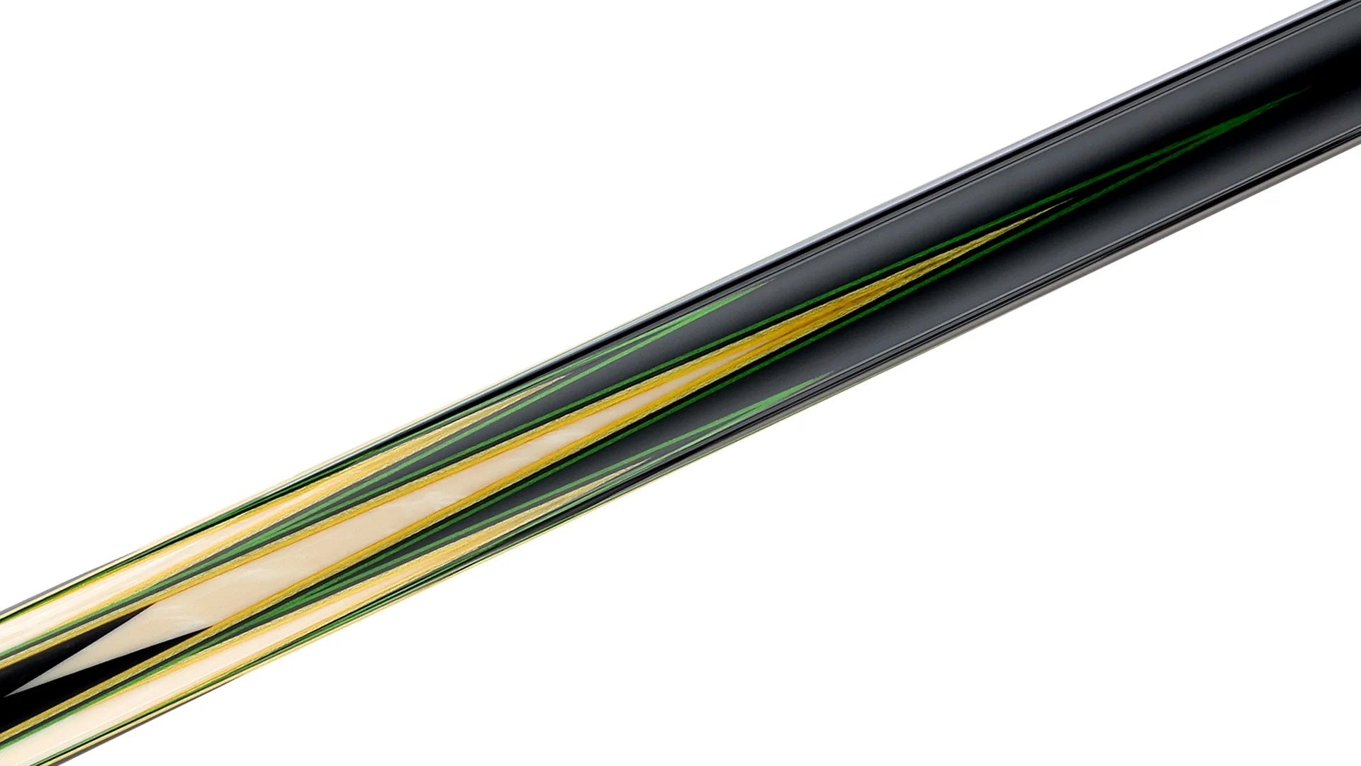 Predator LE True Splice 16 Pool Cue Butt - Ebony with Green/Yellow Points - Leather Wrap