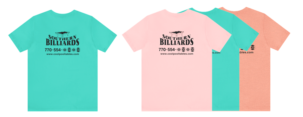Southern Billiards Loganville, GA T-Shirt: Stylish Colors & Sizes Available!