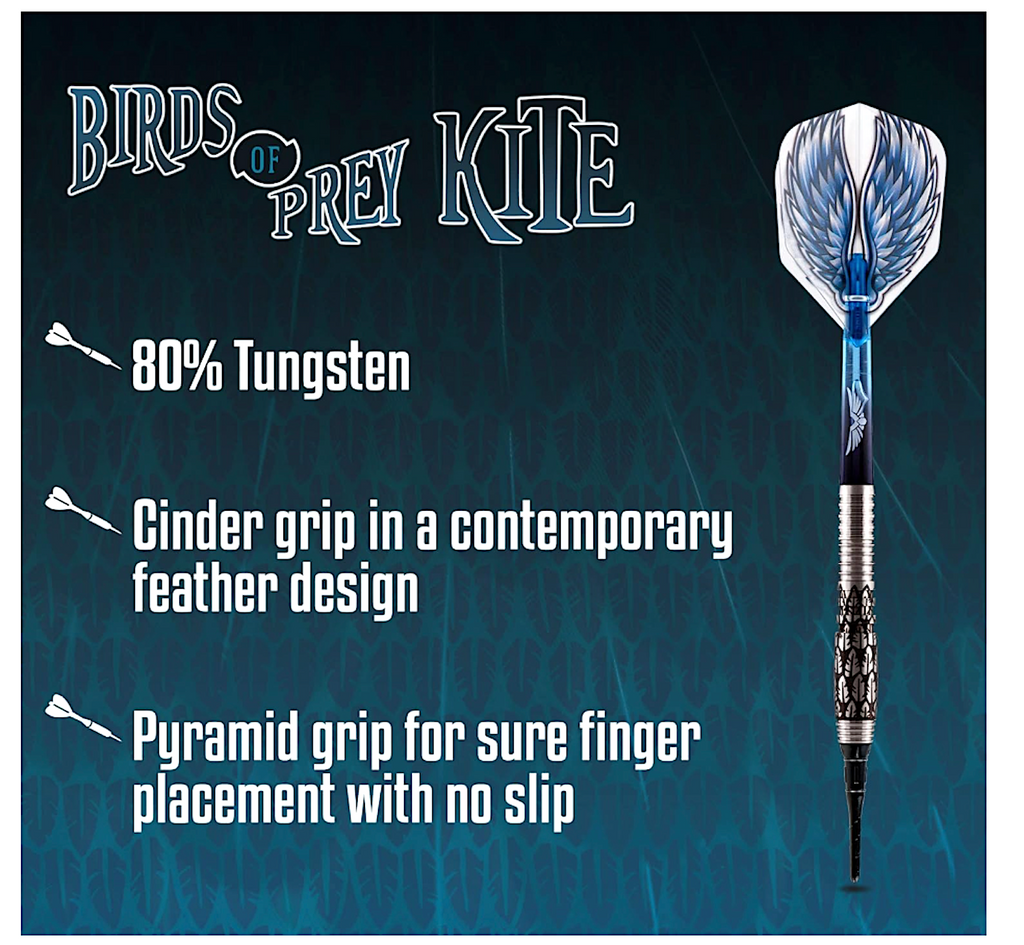 BPKSF-118 Shot! Darts Birds of Prey Kite Soft Tip Set 18gm