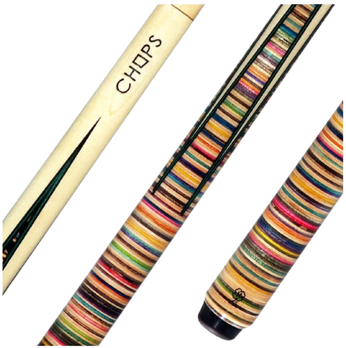 McDermott CHOPSP2 Sneaky Pete Two-Piece Billiards Skateboard Pool Cue Stick