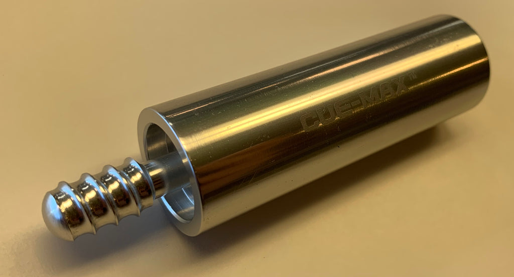 Cue-Max Original Radial Pool Cue Stick Extension 2.65" (2.2 oz), Aluminum
