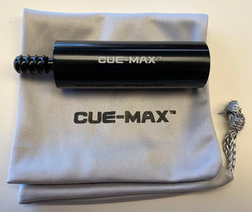 Cue-Max Original Radial Pool Cue Stick Extension 2.65" (2.2 oz), Black