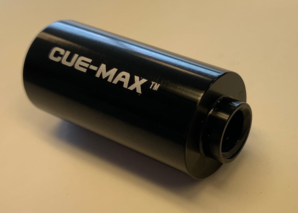 Cue-Max Original Uni-loc Pool Cue Stick Extension 1.65" (1.2 oz), Black