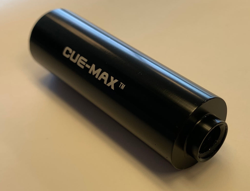 Cue-Max Original Uni-loc Pool Cue Stick Extension 2.65" (2.2 oz), Black