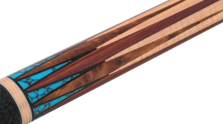 Predator Virtuoso Curly Maple/Thuya/Turquoise Pool Cue