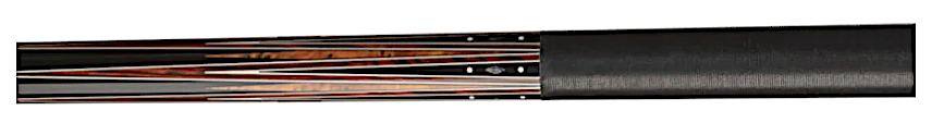Players G-4144 Two Piece Midnight Black w/overlays Pool Cue