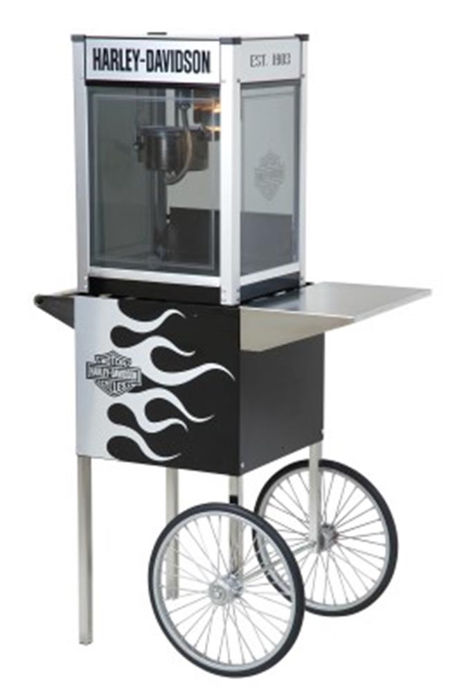 Harley-Davidson¨ Metallic Flames Popcorn Machine