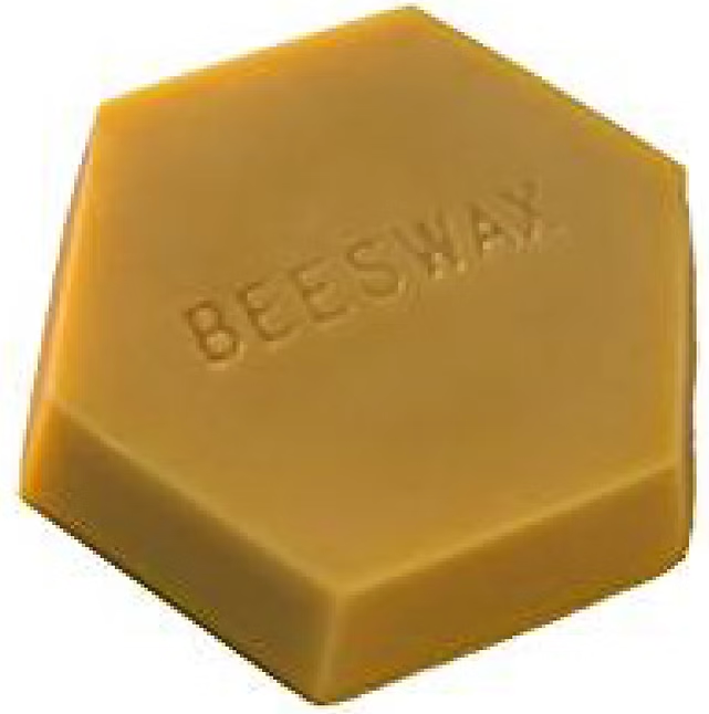 1lb Hex Shaped Beeswax Brick