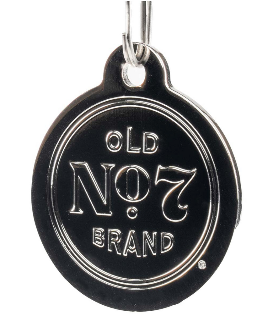 Jack Daniel's Old No. 7 Dog Tag Collar Pet ID Badge Black JD-30601 Official