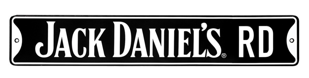 Jack Daniel's Rd. Embossed Metal Street Sign JD-35524