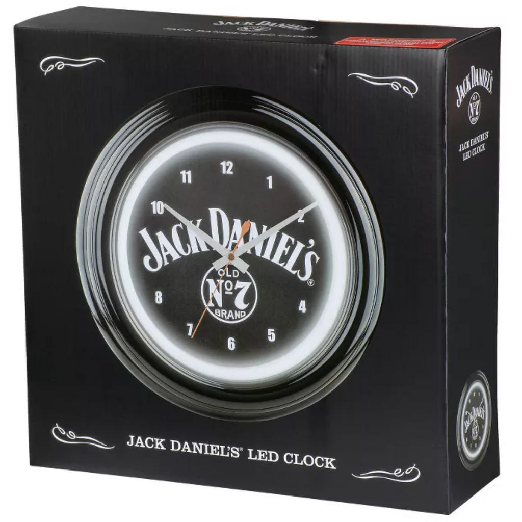 JD Old No. 7 LED Neon Clock