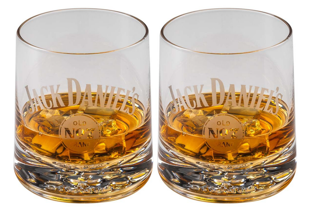 JD Embossed Double Old Fashioned Glass Set JD-38710