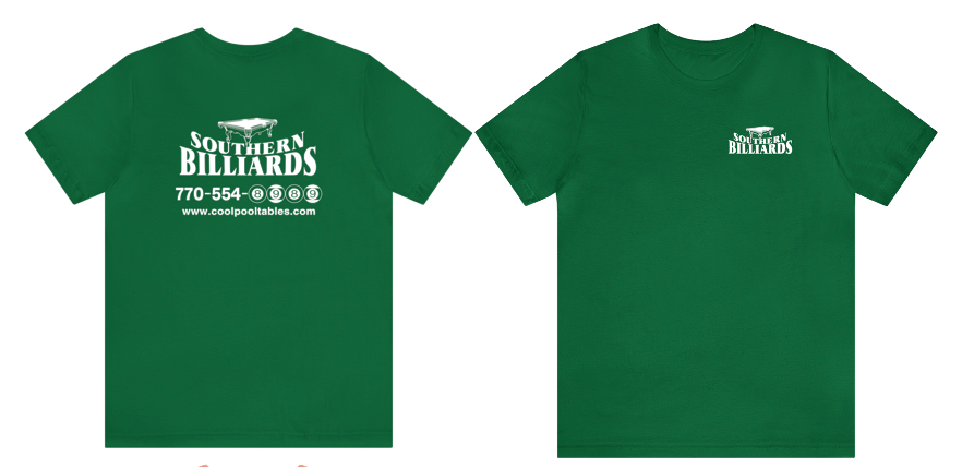Southern Billiards Loganville, GA T-Shirt: Stylish Colors & Sizes Available!