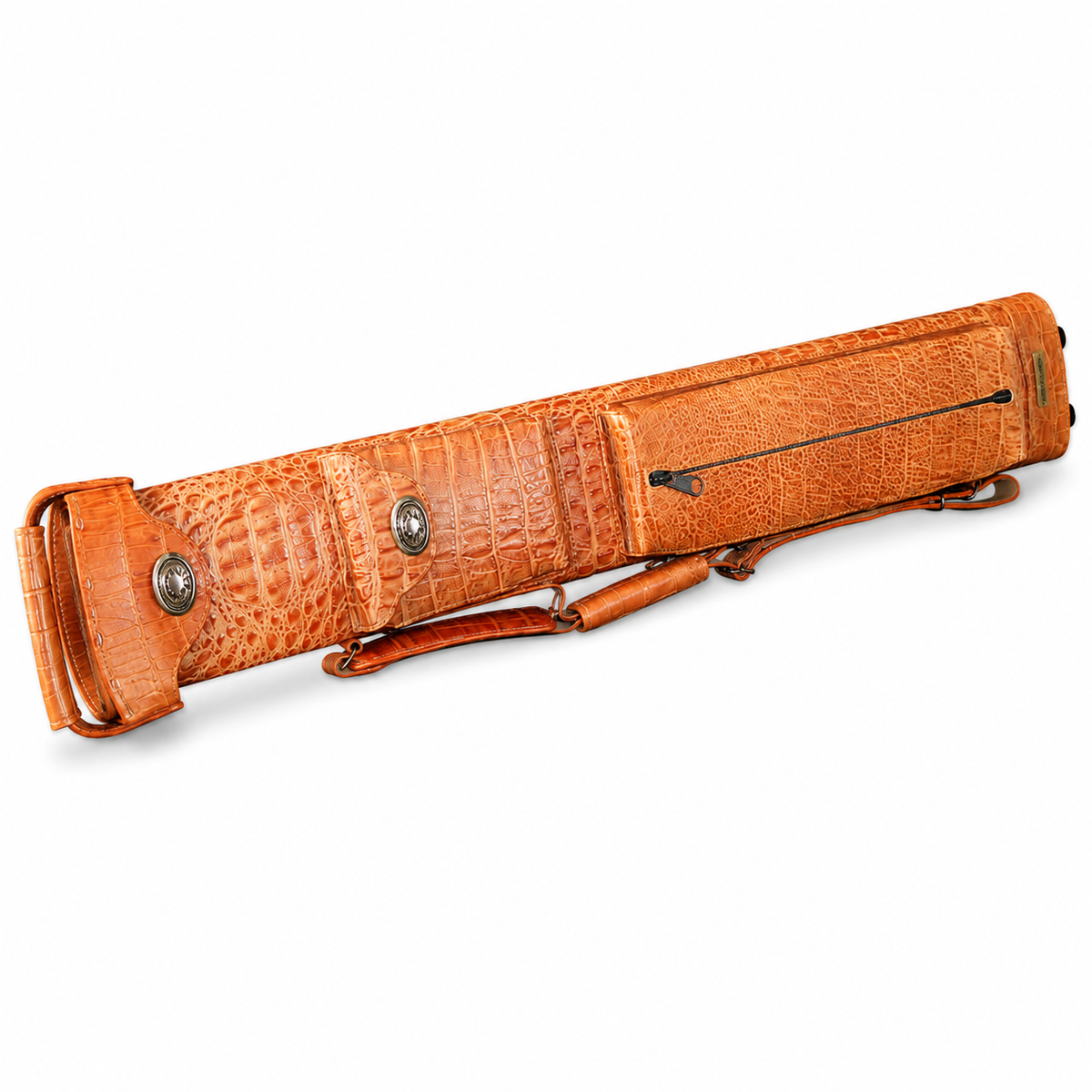 2x4 Leather Crocodile Case - Light Brown