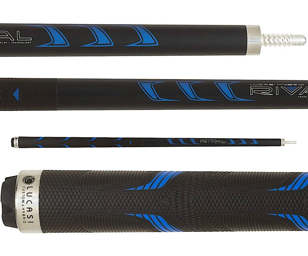 Lucasi LHRV21 Blue/Black Hybrid Rival Cue Stick
