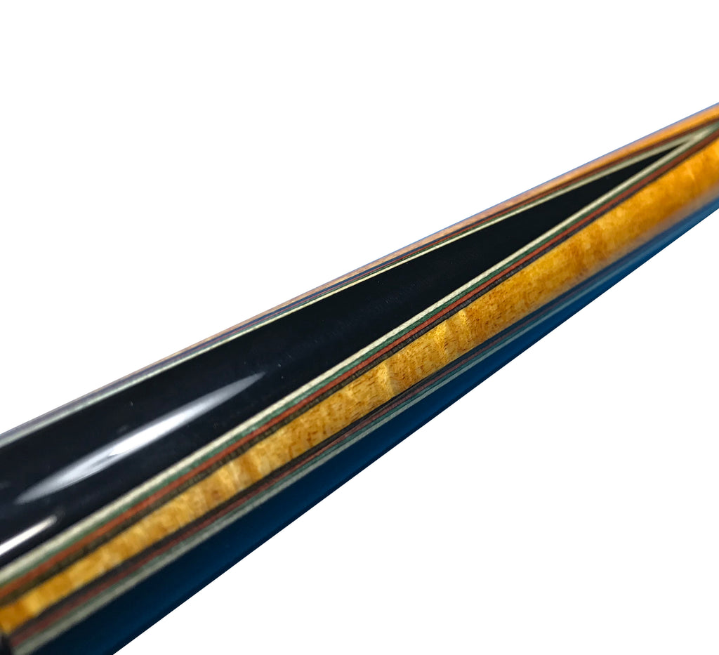 Meucci SB2-N 58 in. Billiards Pool Cue Stick + Free Hard Case Included