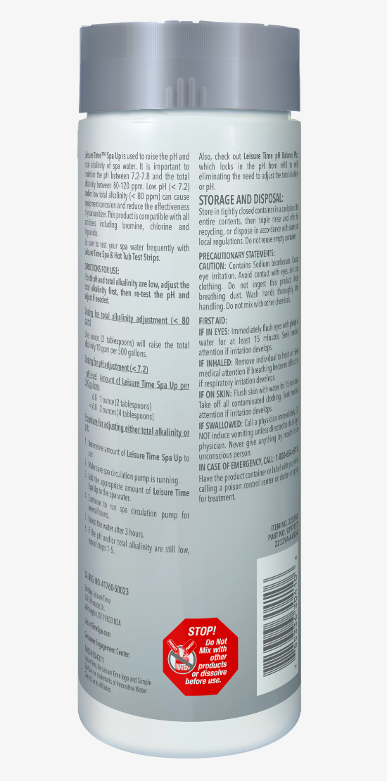 Leisure Time Spa Up - 2 Lb