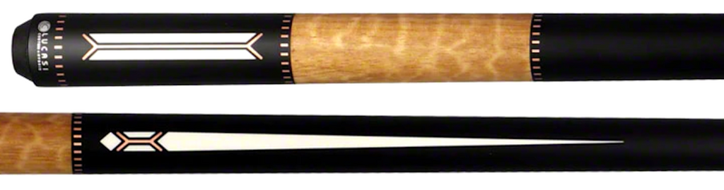 Lucasi LUX58 Black & Rose Gold Pool Cue