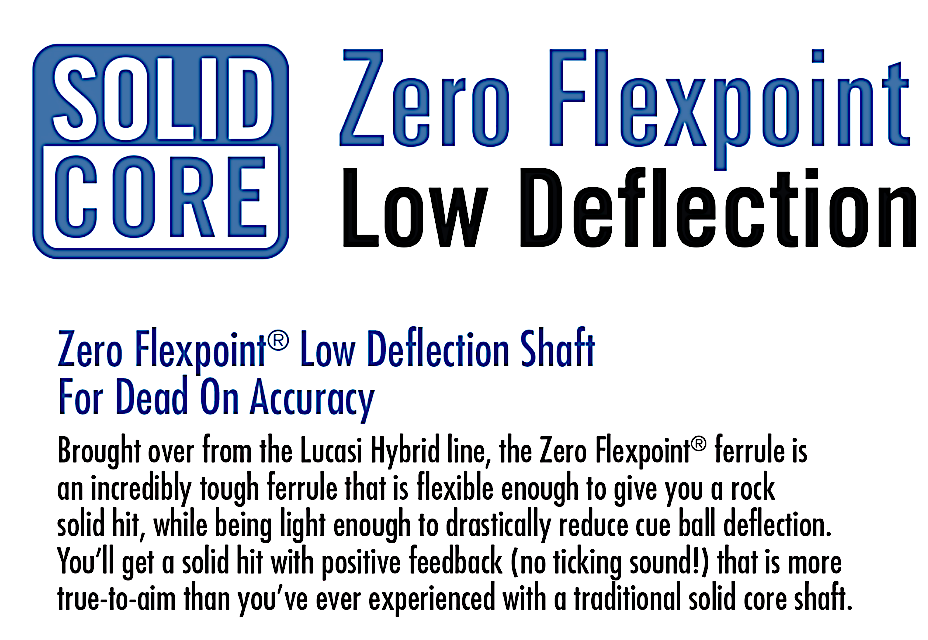 Lucasi LZDU12 58 in. Billiards Pool Cue Stick