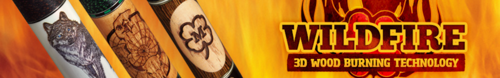 MCDG-338 McDermott G338 3D Etched Wolf Pool Cue