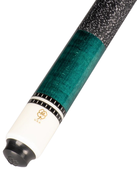 McDermott GS05C2 COTM Feb 2022 Two-Piece Teal Stained Billiards Pool Cue Stick