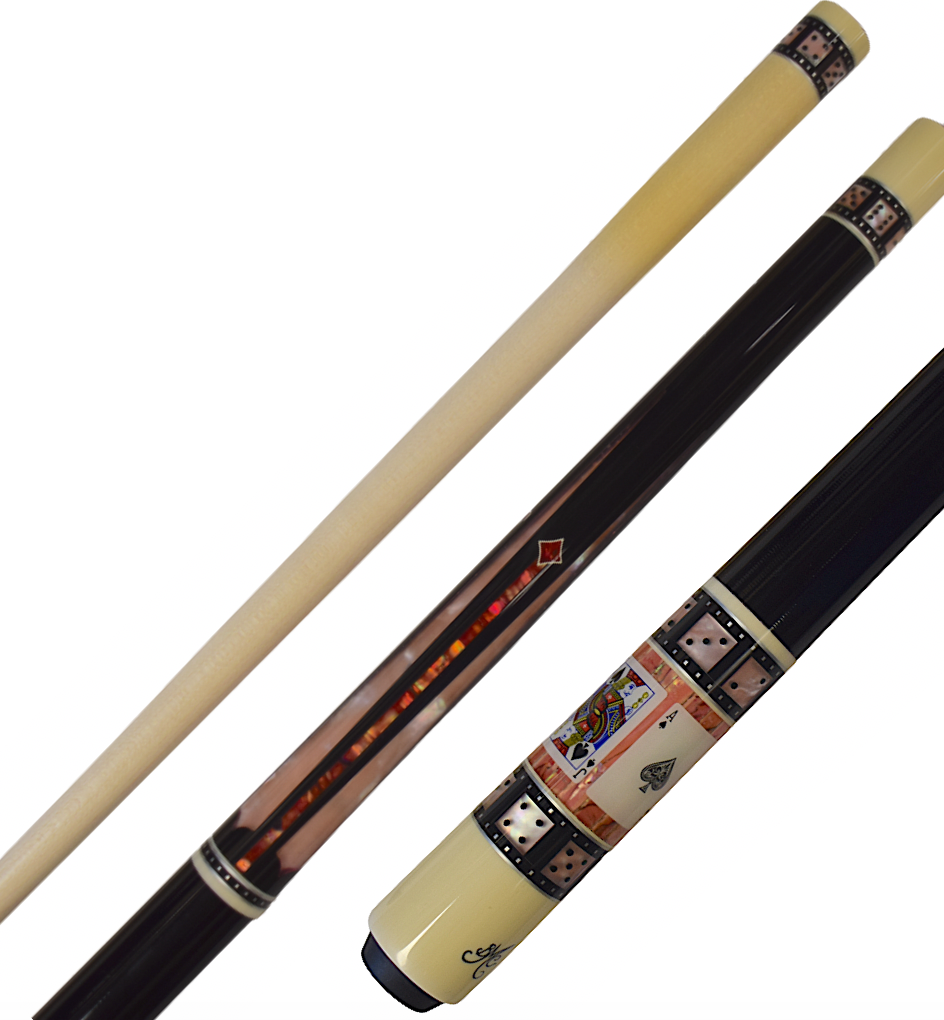 Meucci MECAS09 Black Stain Pool Cue Stick