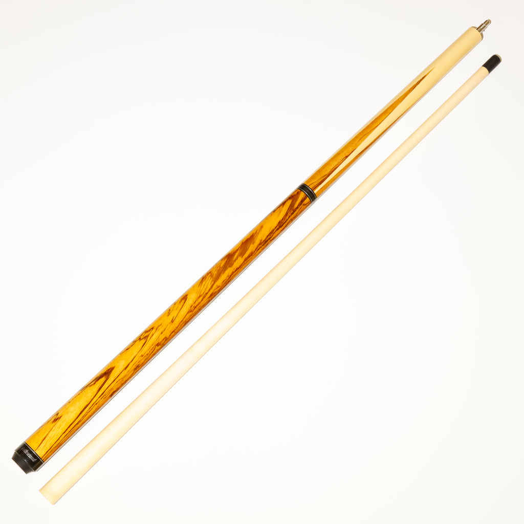 Minami MJB1 Jump/Break Three-Piece Zebrawood Pool Cue