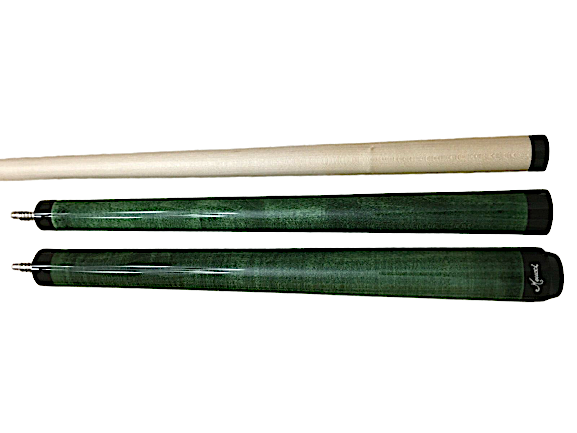 Meucci Pogo Three-Piece Jumping Billiards Pool Cue Stick (Green)