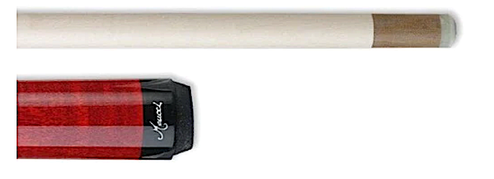 Meucci Pogo Three-Piece Jumping Billiards Pool Cue Stick (Red)