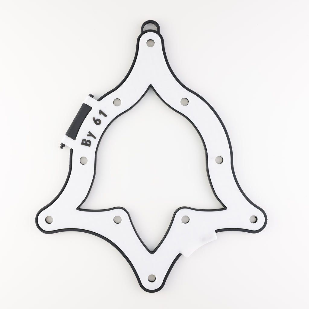 Table Rack Template Carrier Taom Style White / Black