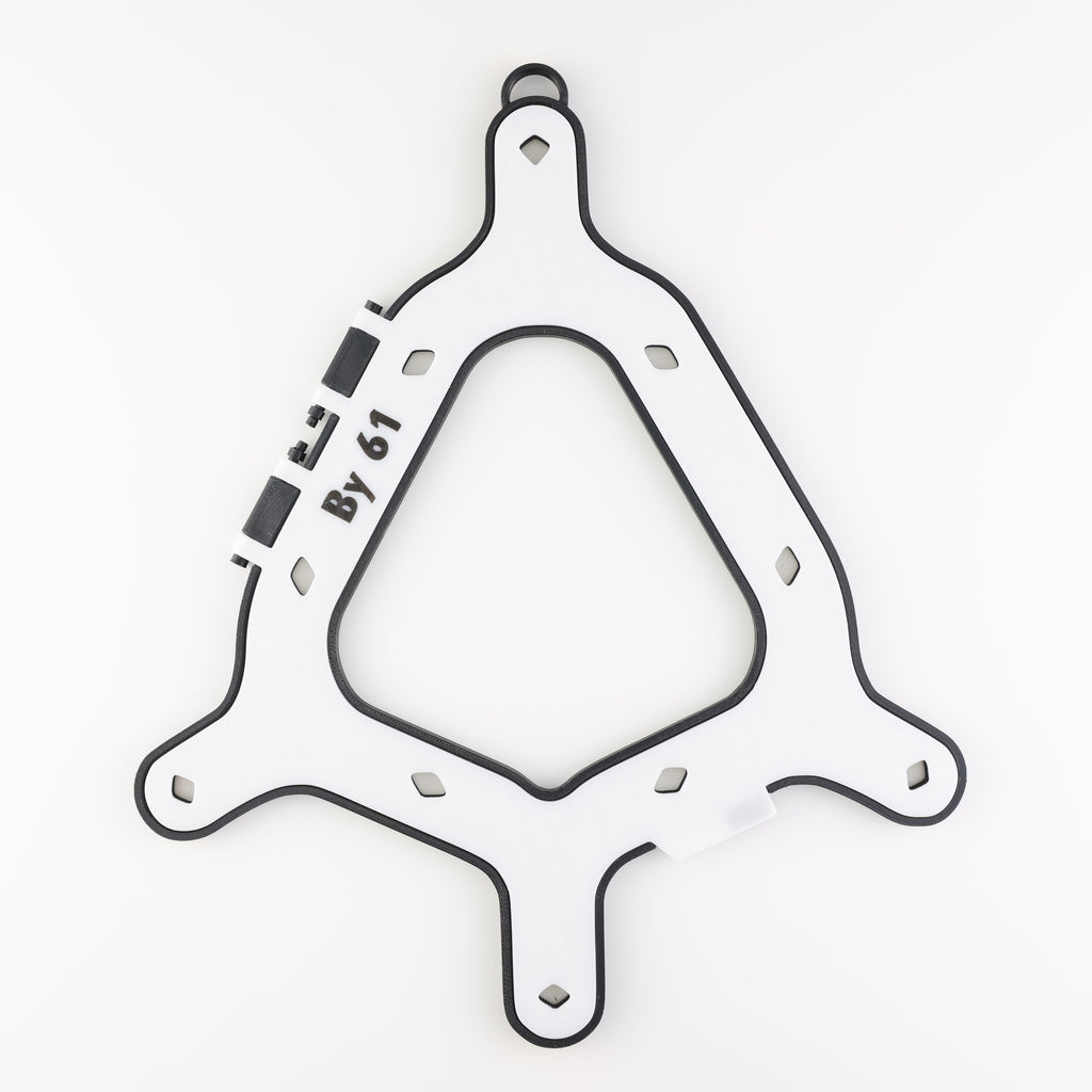 Table Rack Template Carrier Turtle Rack 2 White / Black