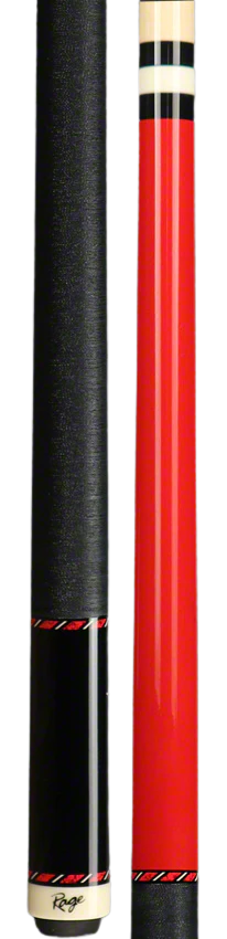 Rage RGC9 Red/Black 2 Piece 58 in Pool Cue