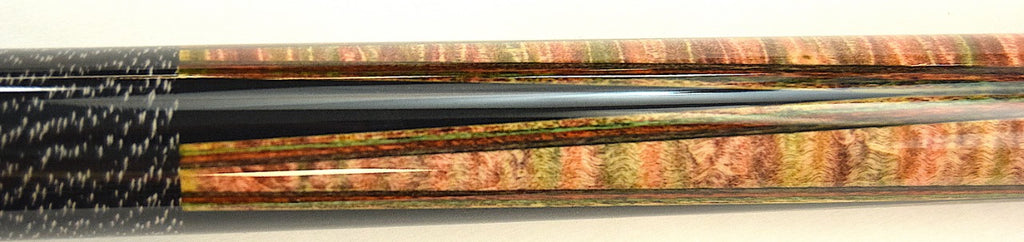 Meucci SB2-RAIN Rainbow Stain Billiards Pool Cue Stick