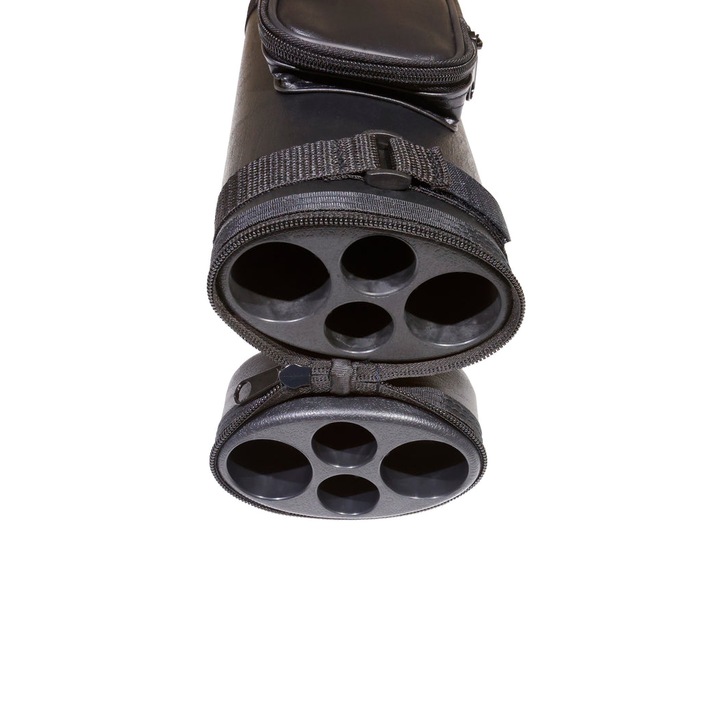 SRS 2x2 Black Hard Oval Cue Case
