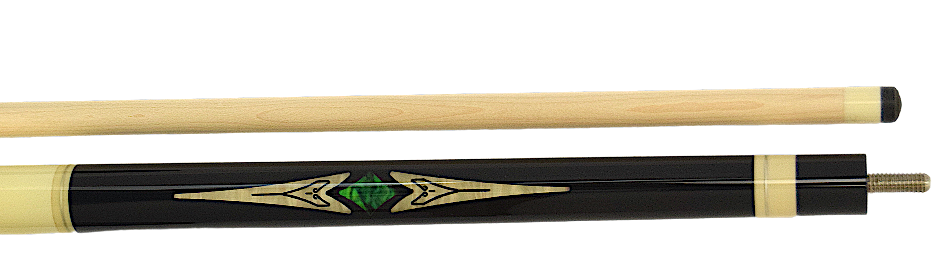 Meucci SWBB-3REV-GRN 58 in. Billiards Pool Cue Stick - coolpooltables.com