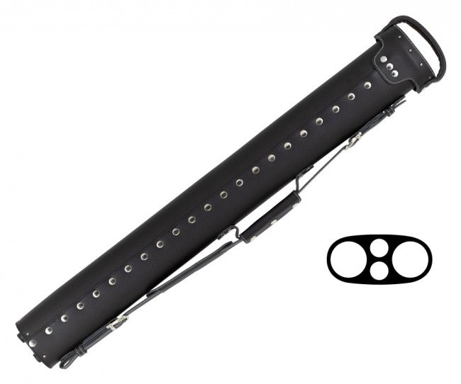 Tango TAZM22 2Bx2S Black Pool Cue Case w/ Shoulder Strap