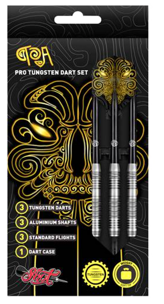 TOA-18 Shot! Darts Toa Soft Tip Dart Set - 70% Tungsten 18gm