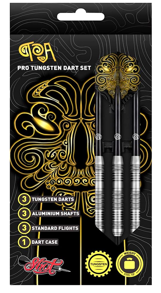 TOA-24 Shot! TOA Steel Tip Dart Set 24 grams