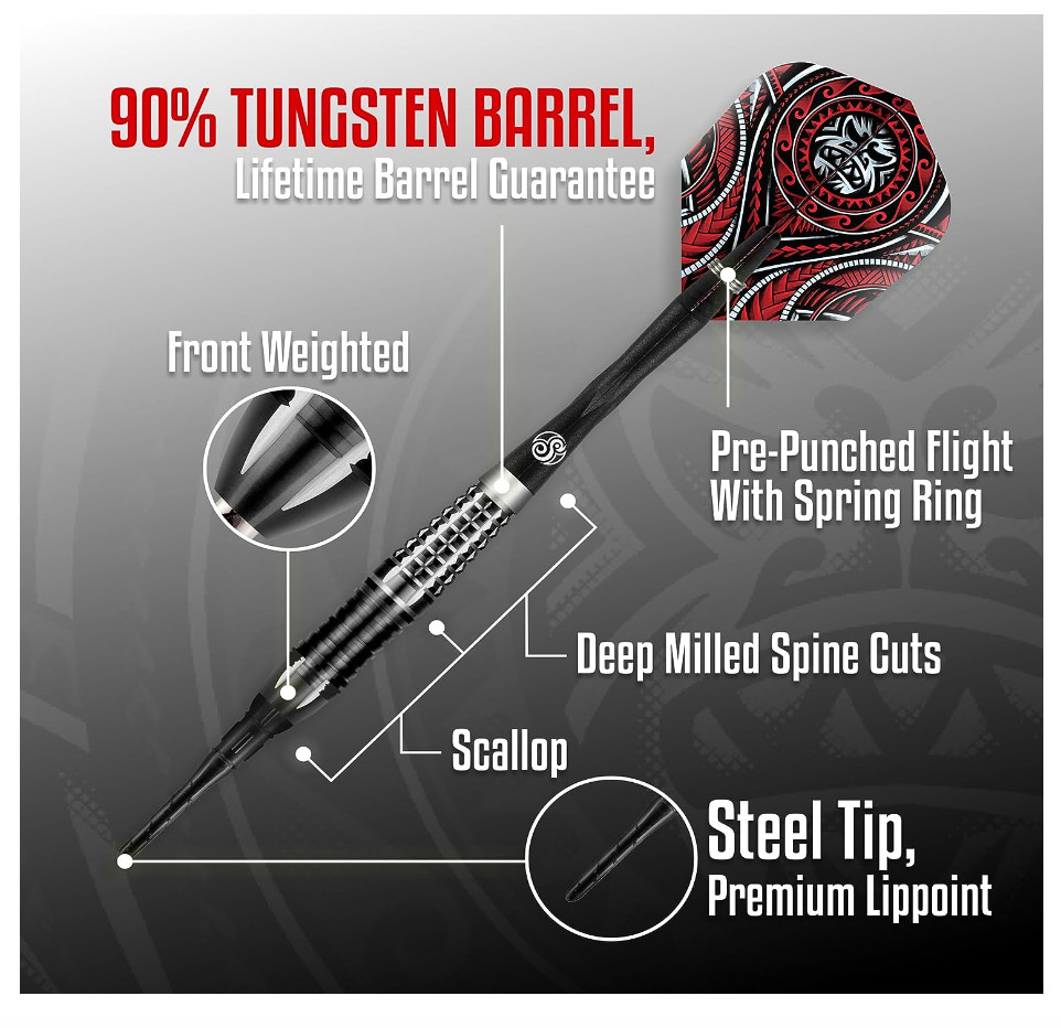 Shot! TWSSF-20 Tribal Weapon Savage Soft Tip Dart Set