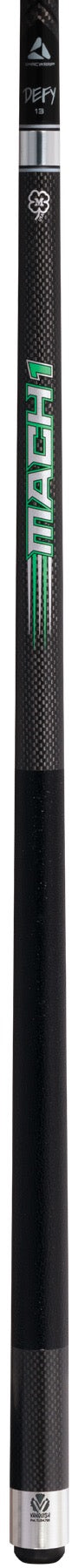 McDermott Vanquish Mach 1 w/ 13mm Defy Break Cue (Leather Wrap)