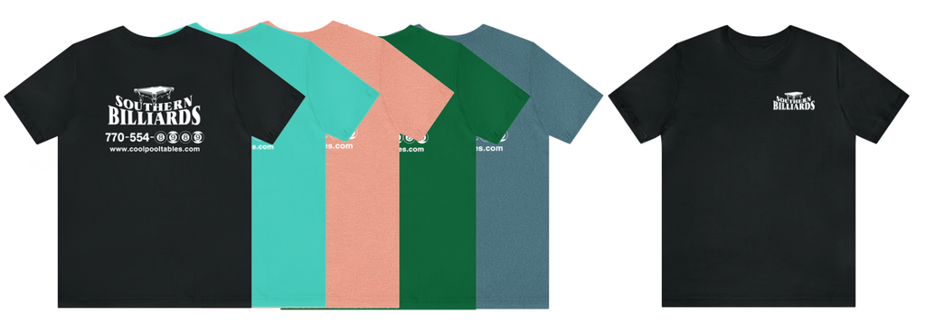 Southern Billiards Loganville, GA T-Shirt: Stylish Colors & Sizes Available!